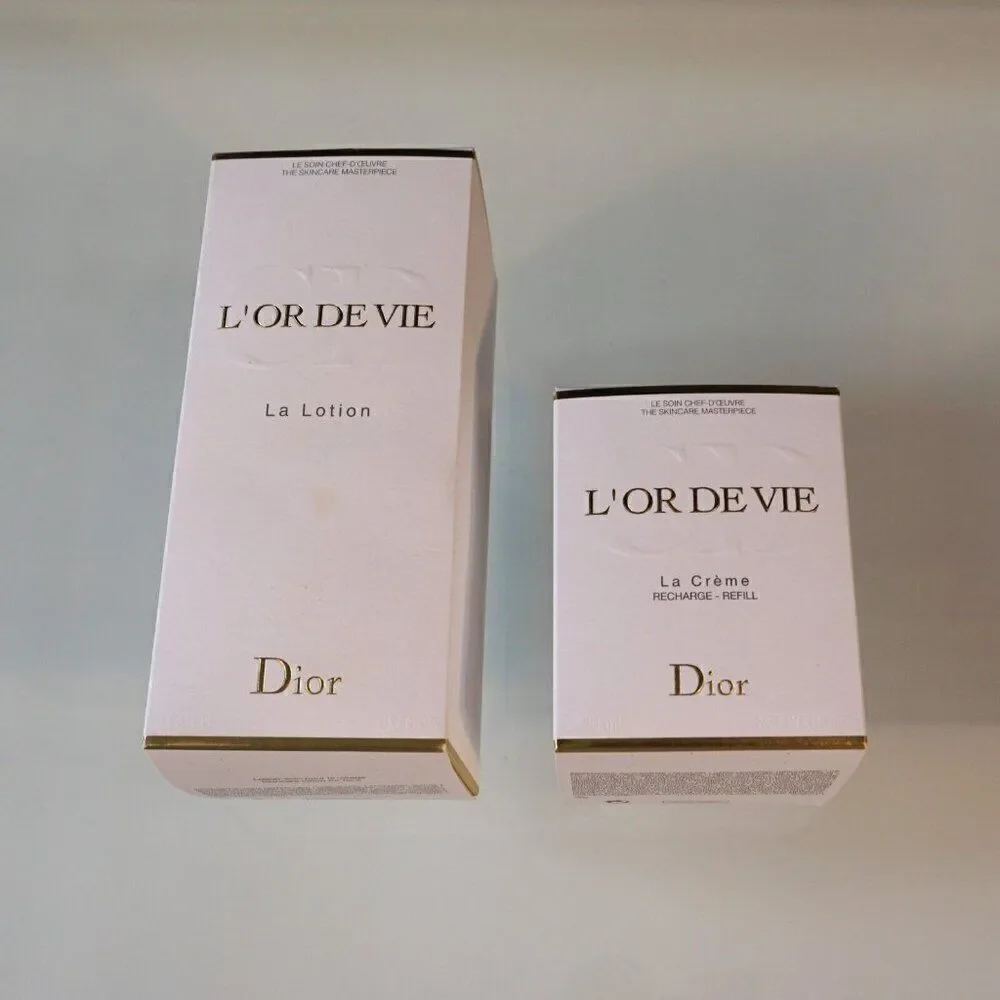 Dior L'or De Vie Empty Storage Packing Boxes